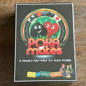 Back to Family Games “Pokamates” Game, Ages 12 to Old and Older.